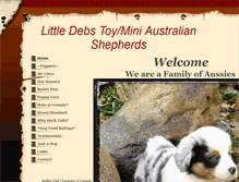 Tablet Screenshot of littledebstoyaussie.com